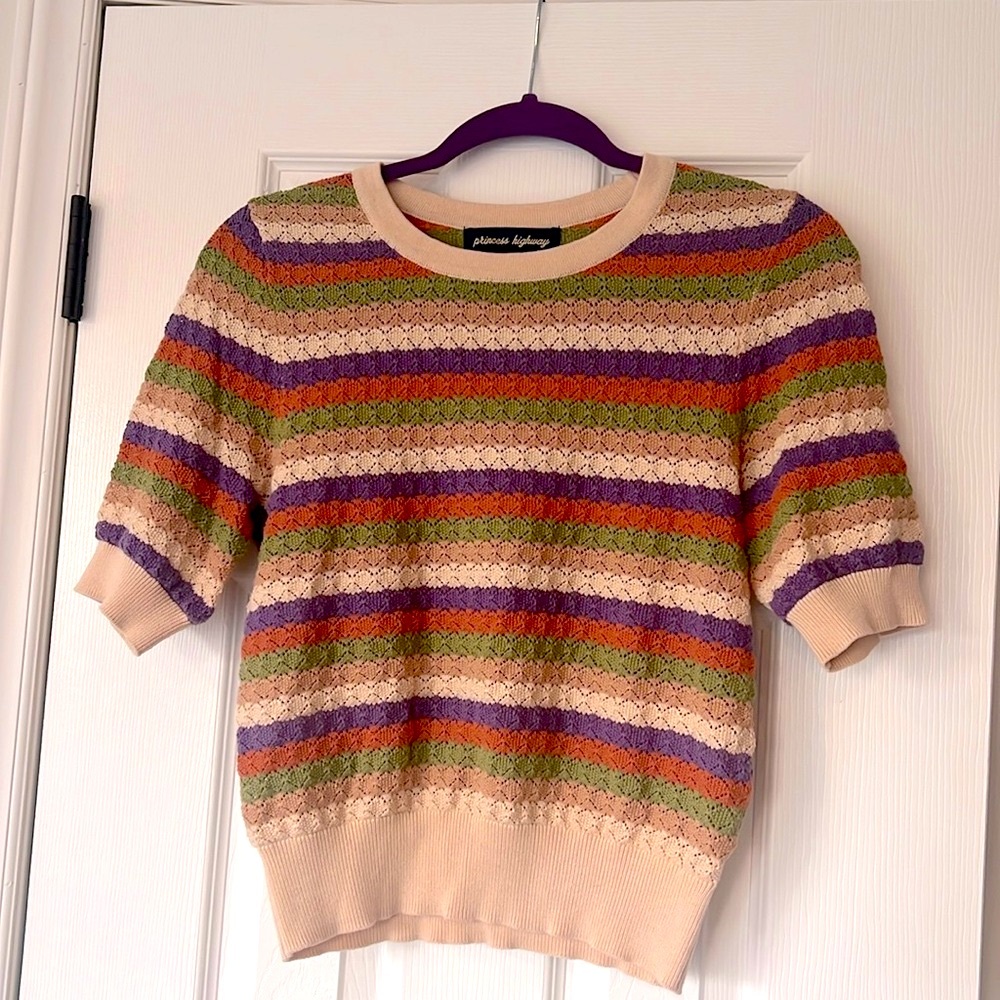 Princess Highway Striped Sweater Top